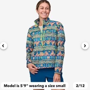 NWT Patagonia Women's Houdini Stash 1/2-Zip Pullover. Size Small.